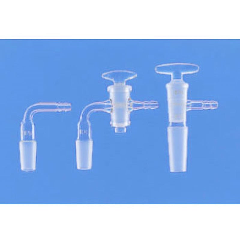 371-13-25-06 共通連結管 曲管90°コック付 1個 TGK(東京硝子器械) 【通販モノタロウ】