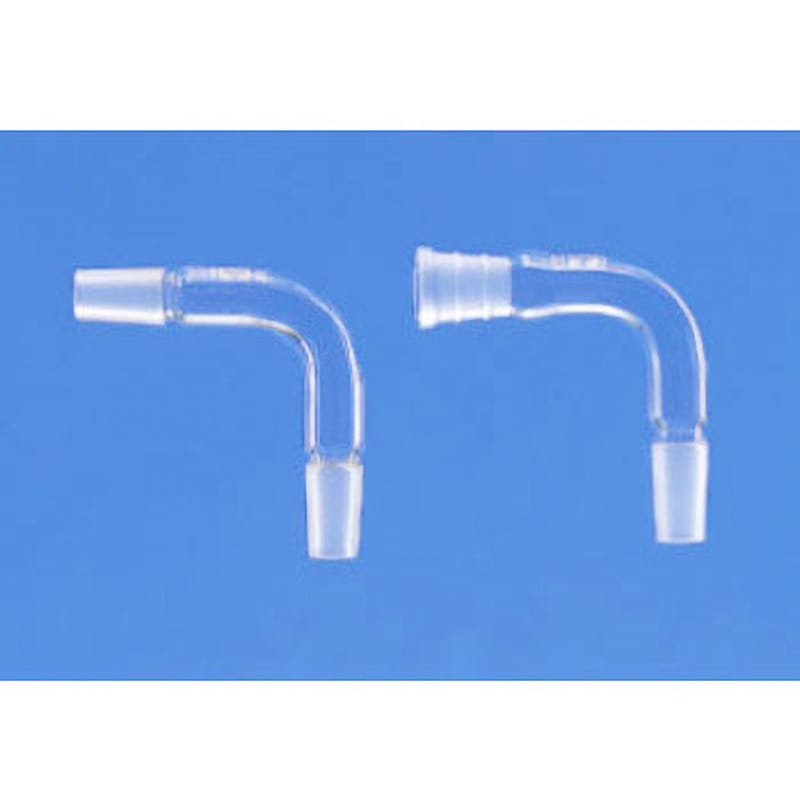 371-13-25-26 共通連結管 曲管90° 19雌-19雄 1個 TGK(東京硝子器械) 【通販モノタロウ】