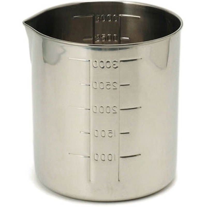 日東 ステンレスSUS316Lサニタリービーカー 3L 日東 液だれ防止ビーカー（SUS316L） BK-SMA-DP-3送料無料