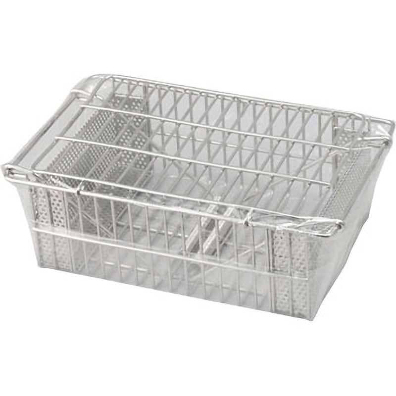 年代物　網かご TGK - 東京硝子器械 TryWinZ / バットン 網かご ステンレス製 10取