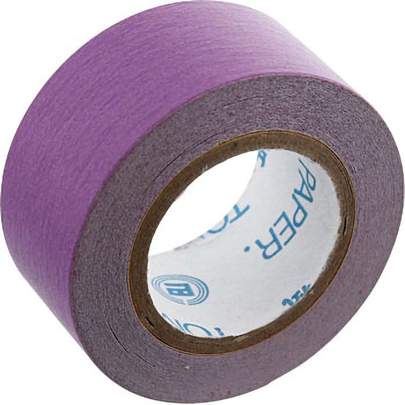 紫色 カラーテープ 巾20mm 5m巻 1巻 東京硝子器械(TGK) 【通販モノタロウ】