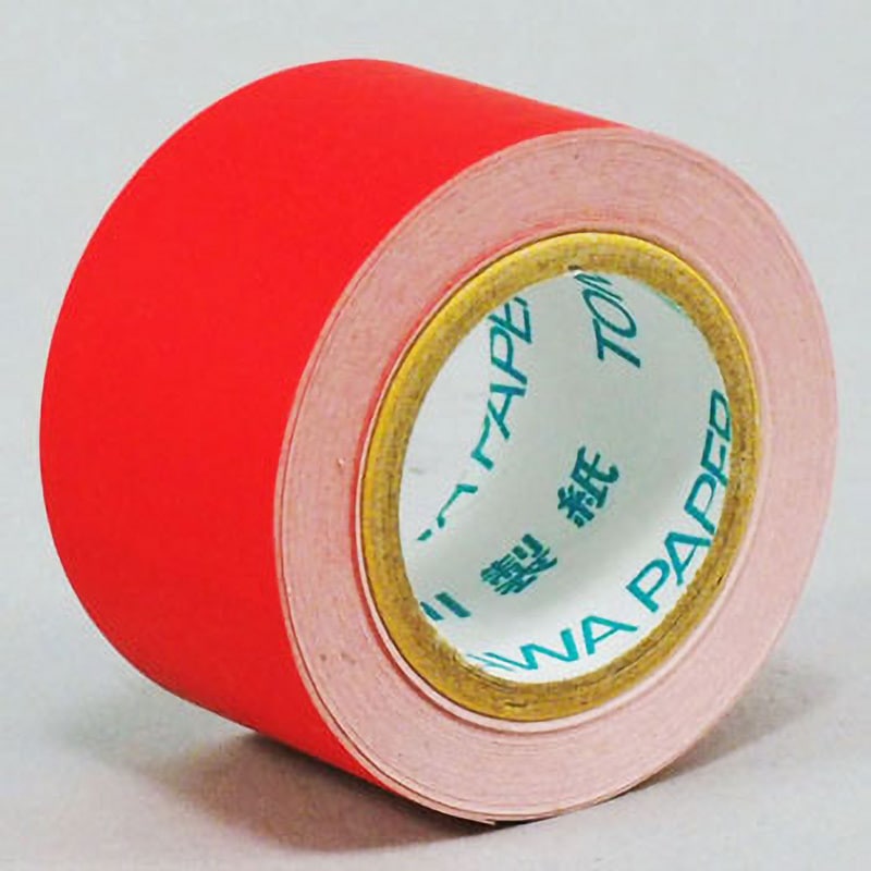 赤色 カラーテープ 巾25mm 5m巻 1個 TGK(東京硝子器械) 【通販モノタロウ】