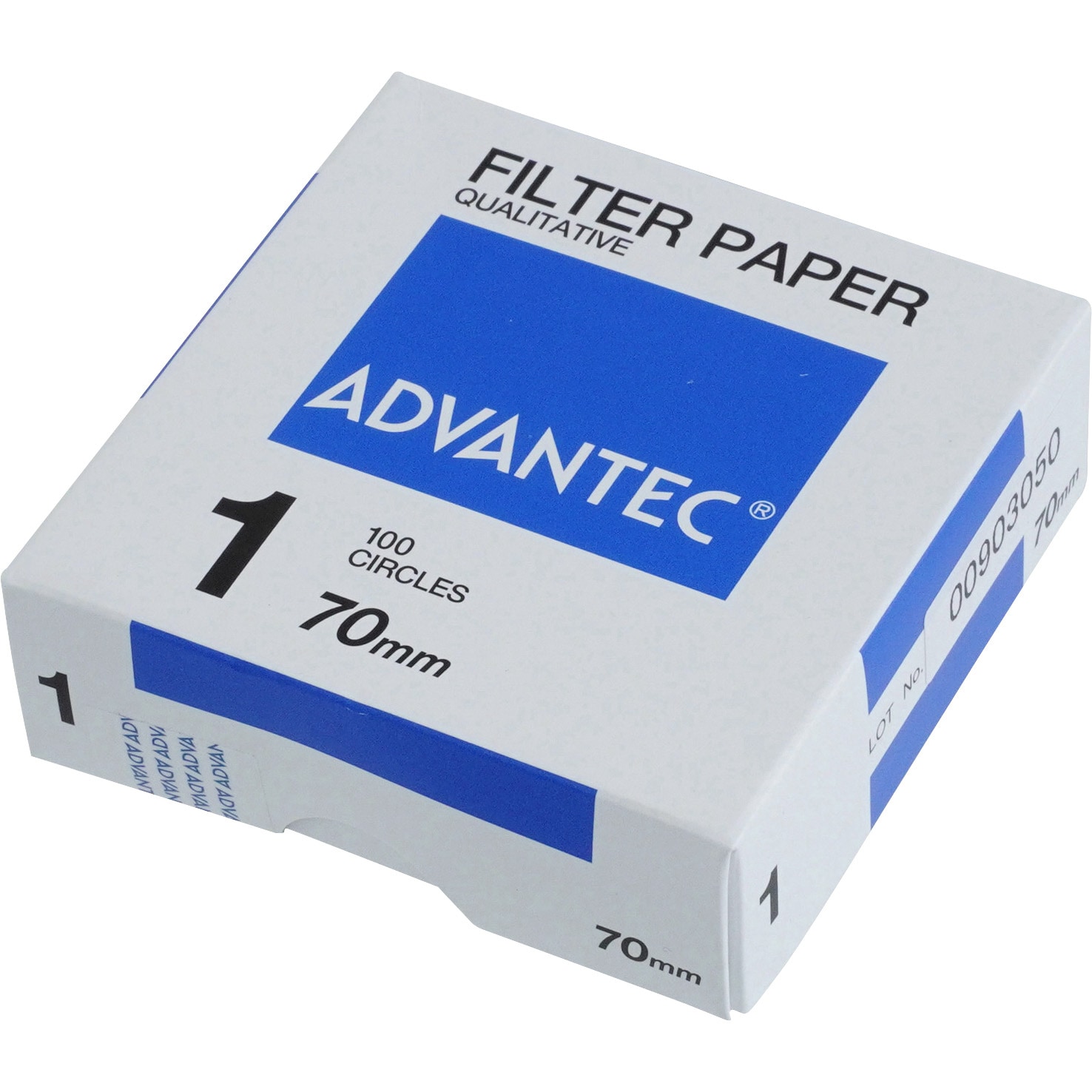 00011070 円形定性ろ紙 No.1 1箱(100枚) ADVANTEC 【通販