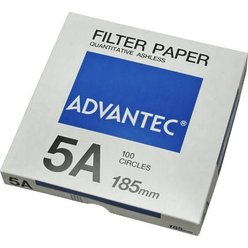 01511185 円形定量ろ紙 No.5A ADVANTEC 直径18.5cm 1箱(100枚) 【通販