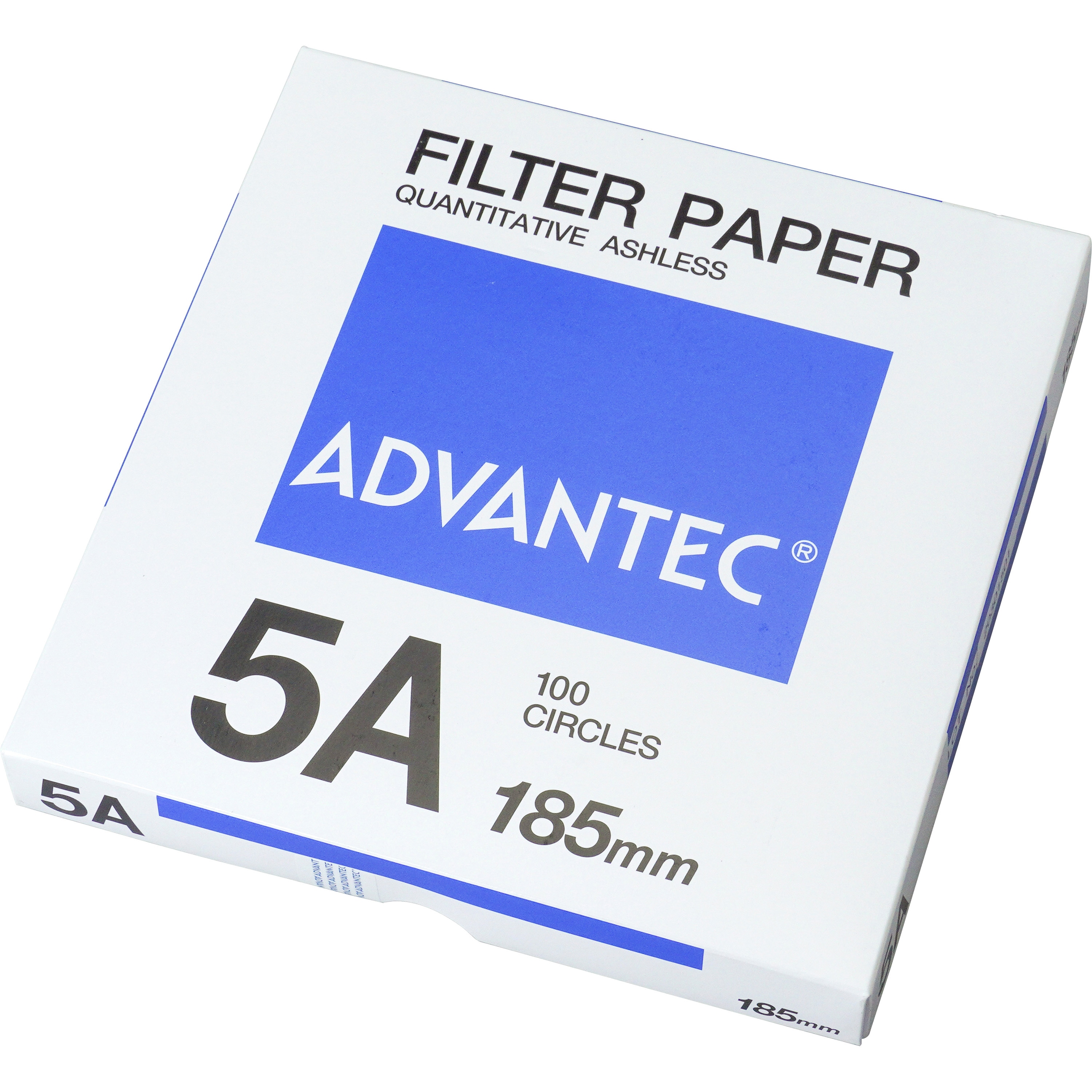 01511185 円形定量ろ紙 No.5A 1箱(100枚) ADVANTEC 【通販モノタロウ】