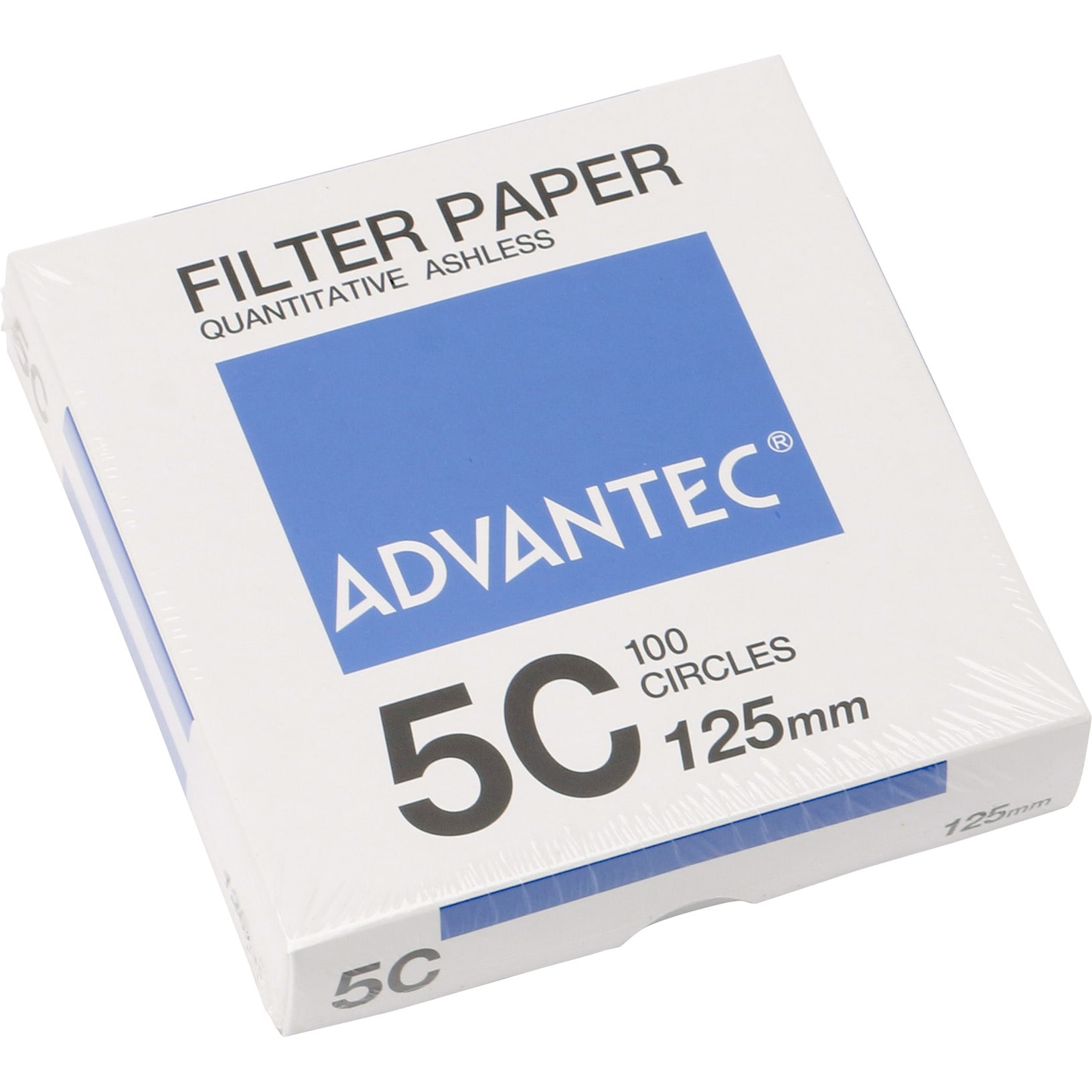 01531125 円形定量ろ紙 No.5C ADVANTEC 直径12.5cm 1箱(100枚) 【通販 