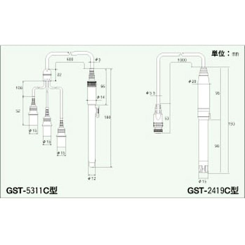 GST-5311C pH電極 1個 東亜DKK 【通販サイトMonotaRO】