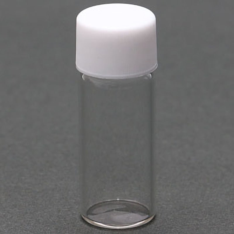 S-09B ねじ口瓶 白蓋TF付 NEG(日電理化硝子) 3mL  1パック(100本)