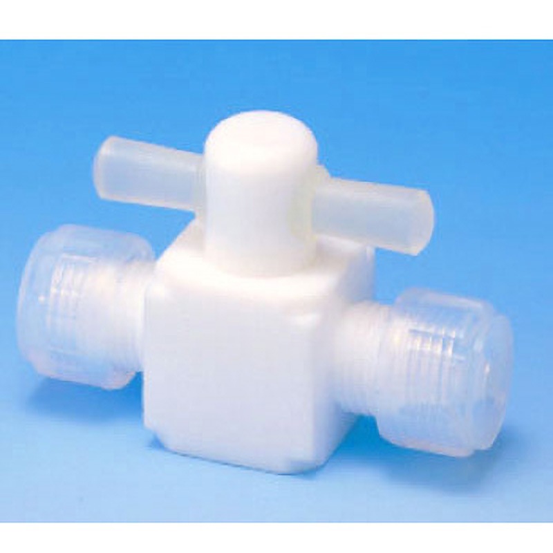 803-17-79-30 PTFE二方バルブ圧入型 TGK(東京硝子器械) 適合外径8mmオリフィス径4mm  803-17-79-30 18,389円
