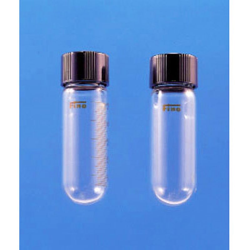 975-04-63-01 ねじ口沈殿管 丸底 目盛無 TGK(東京硝子器械) 50mL