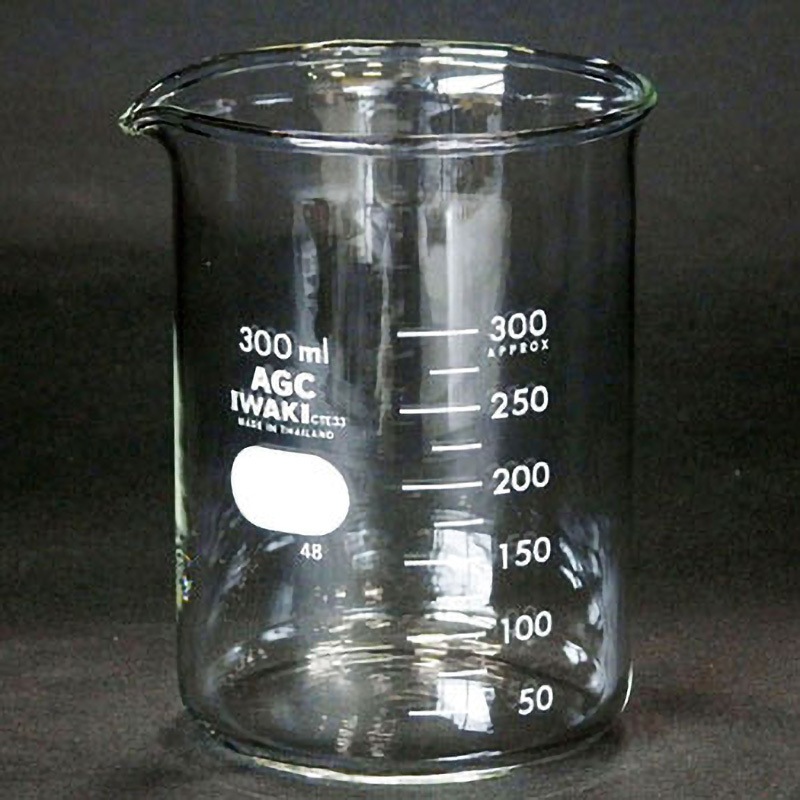 1000BK300 ビーカー(目安目盛) ガラス製 IWAKI(AGCテクノグラス