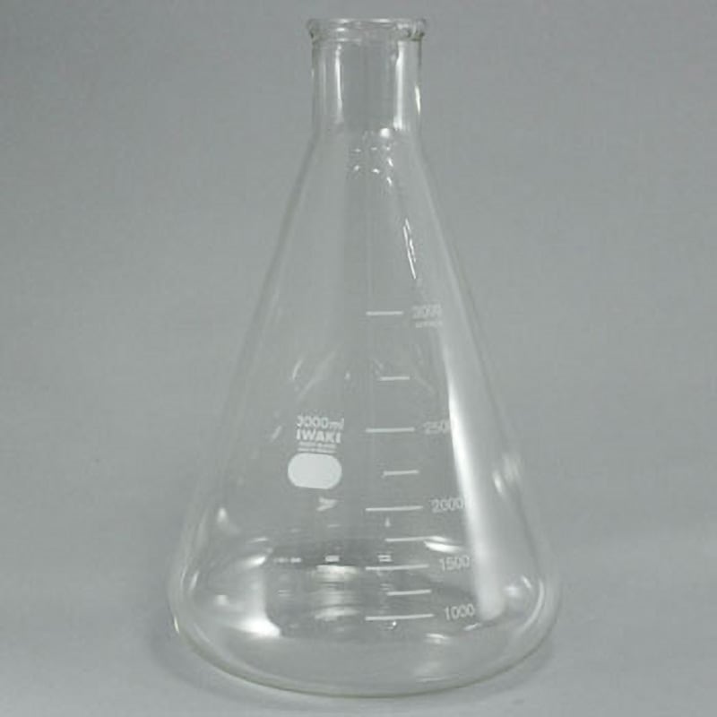 4980FK3000 三角フラスコ IWAKI(AGCテクノグラス) 3000mL