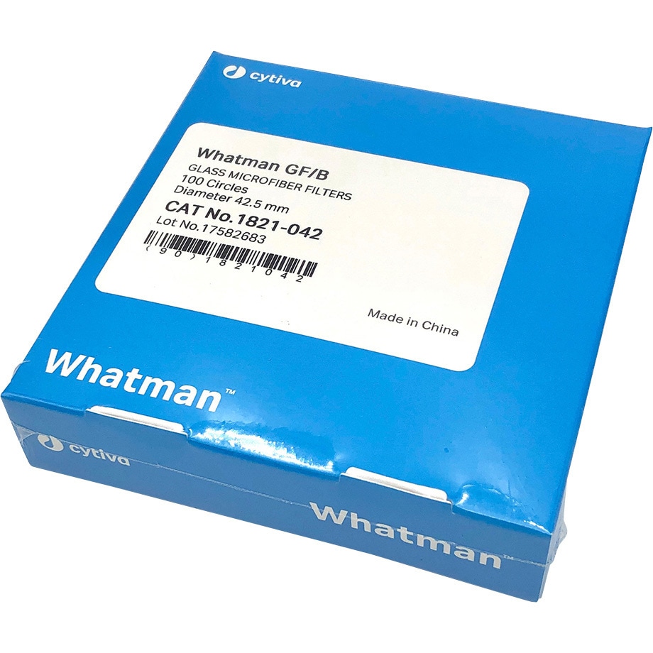 1821-042 ガラス繊維ろ紙 GF/B 1箱(100枚) Whatman(ワットマン) 【通販モノタロウ】