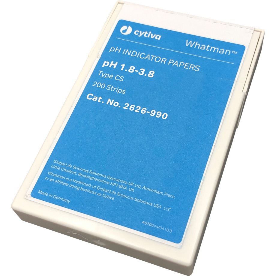 2626-990 PH試験紙 ストリップ型 CSタイプ Whatman(ワットマン) 1箱(200枚) 2626-990