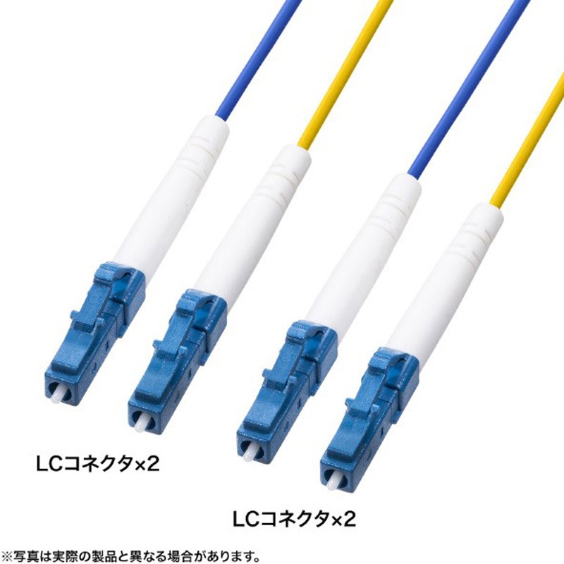 HKB-RB2M3LCLC-10 光ファイバケーブル_マルチ_ロバスト サンワサプライ 芯数2芯 10m LCコネクタ×2-LCコネクタ×2AdPC   HKB-RB2M3LCLC-10