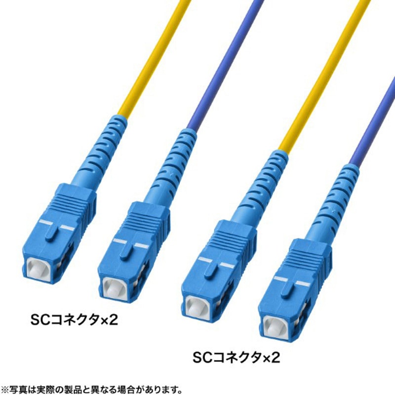 HKB-RB2M3SCSC-05 光ファイバケーブル_マルチ_ロバスト サンワサプライ 芯数2芯 5m SCコネクタ×2-SCコネクタ×2AdPC   HKB-RB2M3SCSC-05