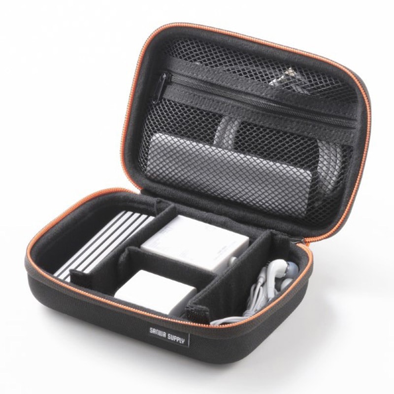 IN-HDAD3BK ガジェットケース_セミハード サンワサプライ ブラック色