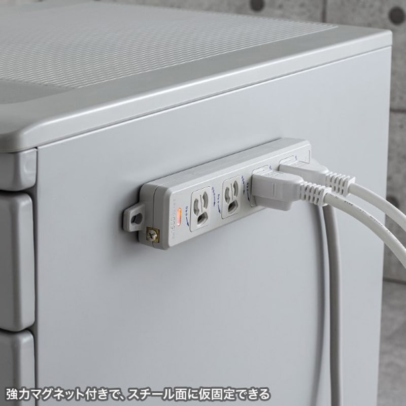 TAP-PP34-5 電源タップ サンワサプライ プラグ形状ポッキンプラグ(3P