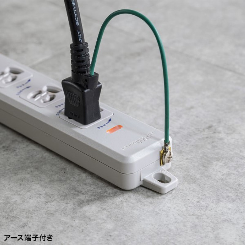 TAP-PP36-3 電源タップ サンワサプライ ○マグネット 3P(抜け止め
