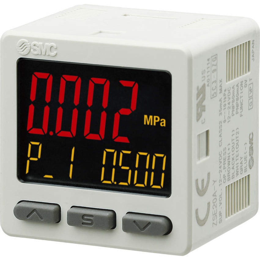 10-ISE20A-R-C6L-JD 10-ISE20A Series クリーンシリーズ 3画面 高精度デジタル圧力スイッチ 2出力+アナログ出力(電圧/電流) 正圧用 1個 SMC 【通販モノタロウ】