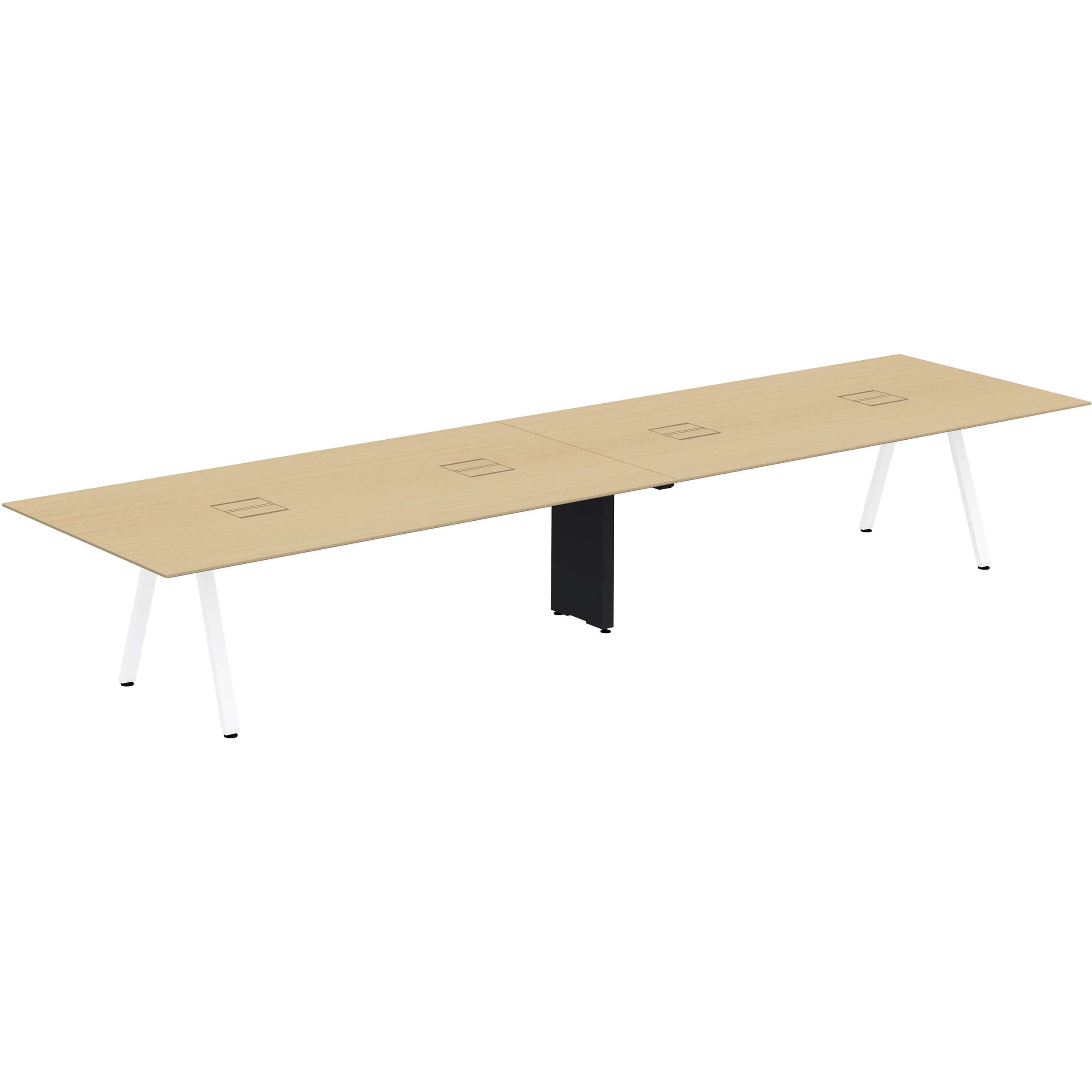 JVT-4812WHSN-WX アフィーノLT ミーティングテーブル 角型 配線ユニット付 連結ワイヤリング脚 W4800<配送時組立サービス付> 1台 イトーキ 【通販モノタロウ】 256,410円