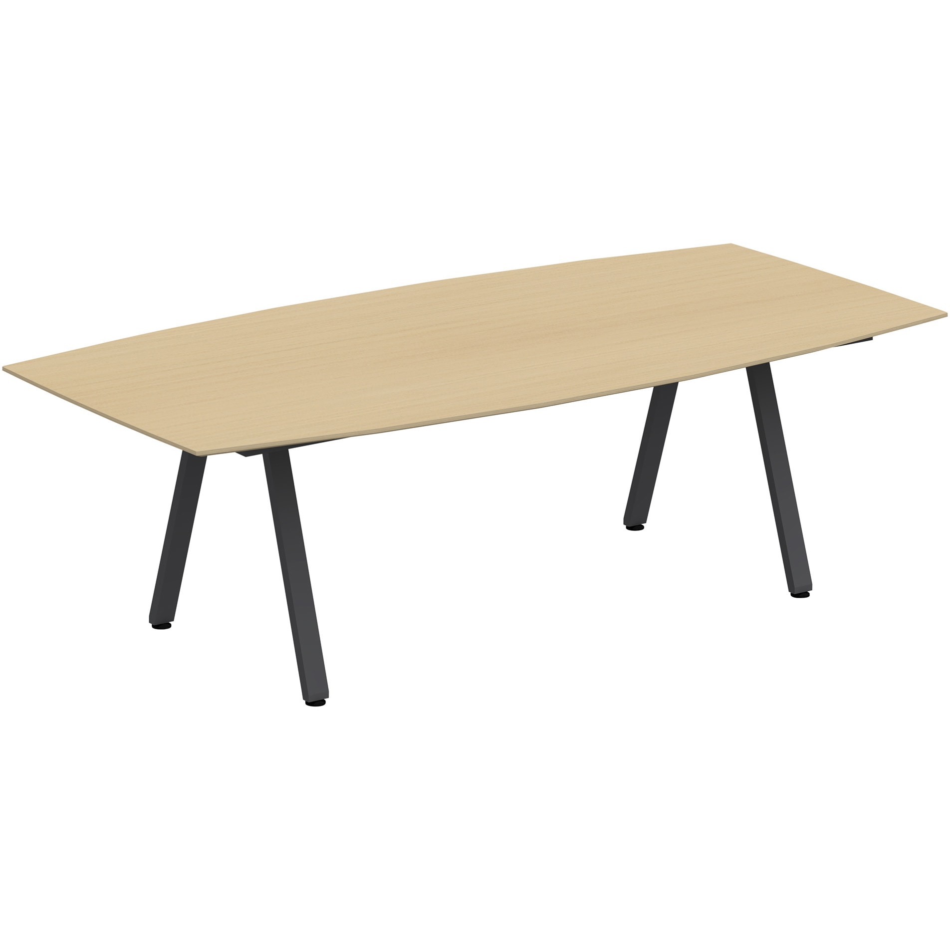 JVT-2412BNSN-TX アフィーノLT ミーティングテーブル 角型 連結ワイヤリング脚 W2400<配送時組立サービス付> 1台 イトーキ 【通販モノタロウ】