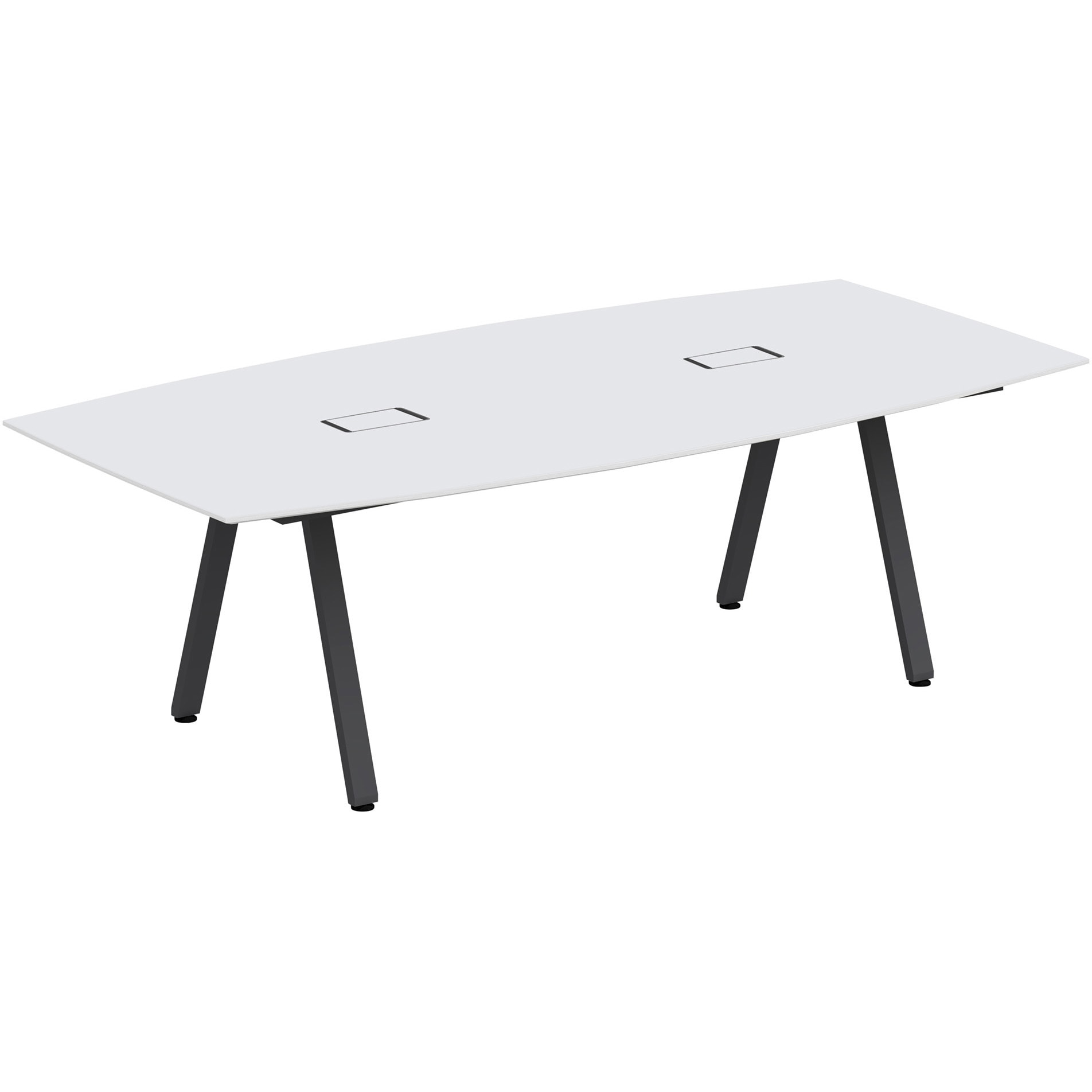 JVT-2412BWSN2TL アフィーノLT ミーティングテーブル 角型 配線カバー付 連結ワイヤリング脚 W2400<配送時組立サービス付> 1台 イトーキ 【通販モノタロウ】