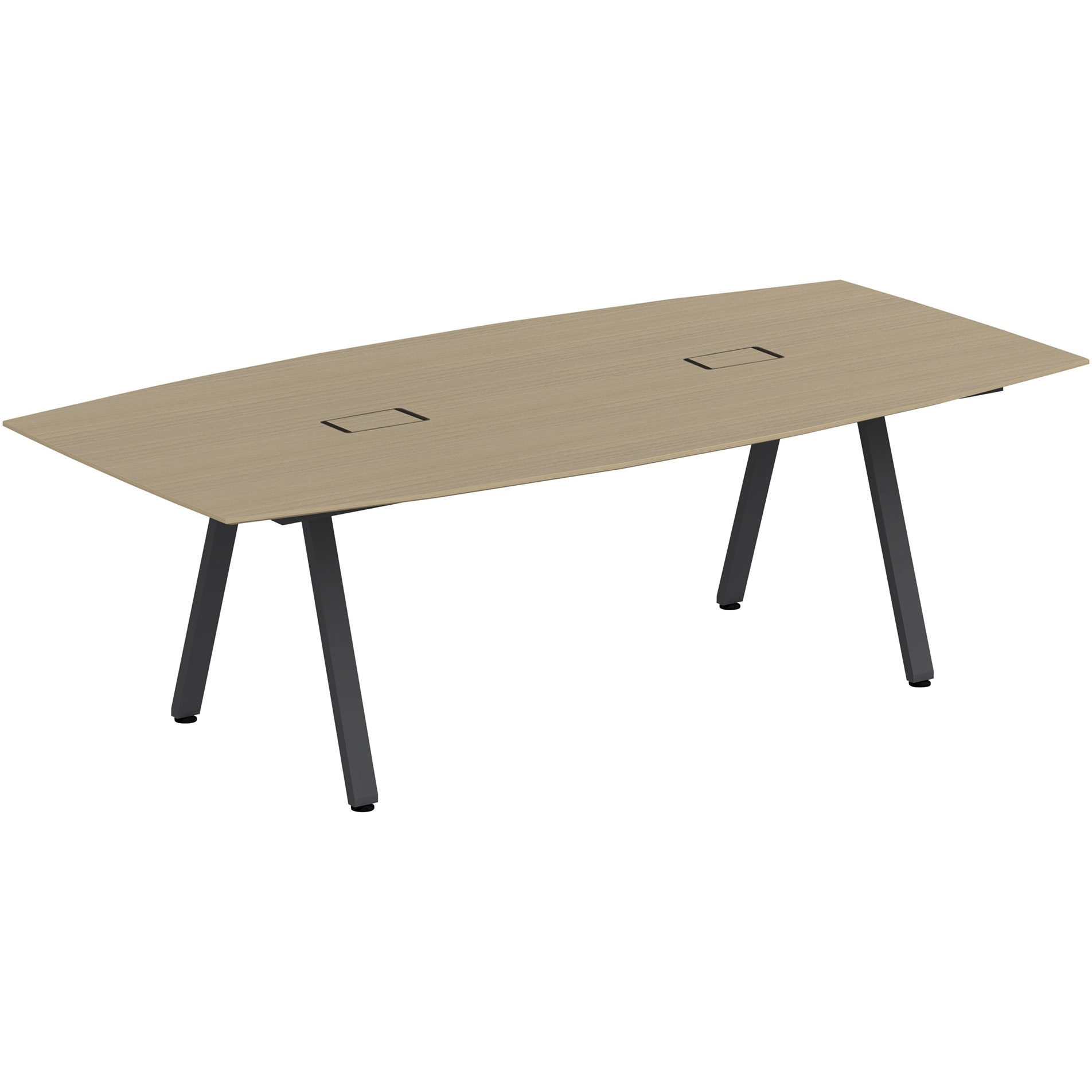 JVT-2412BWSN2TM アフィーノLT ミーティングテーブル 角型 配線カバー付 連結ワイヤリング脚 W2400<配送時組立サービス付> 1台 イトーキ 【通販モノタロウ】