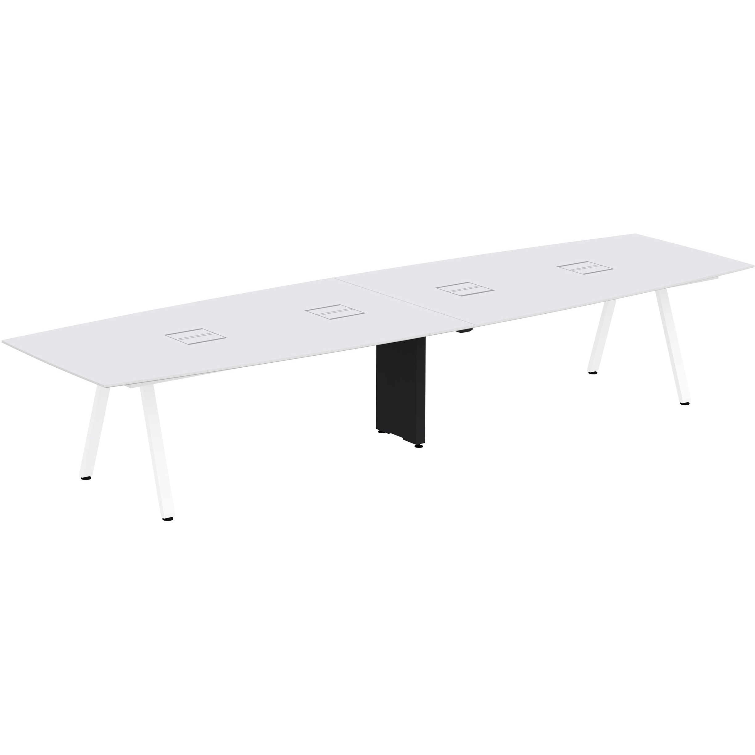 JVT-4212BHSN-WL アフィーノLT ミーティングテーブル 角型 配線ユニット付 連結ワイヤリング脚 W4200<配送時組立サービス付> 1台 イトーキ 【通販モノタロウ】