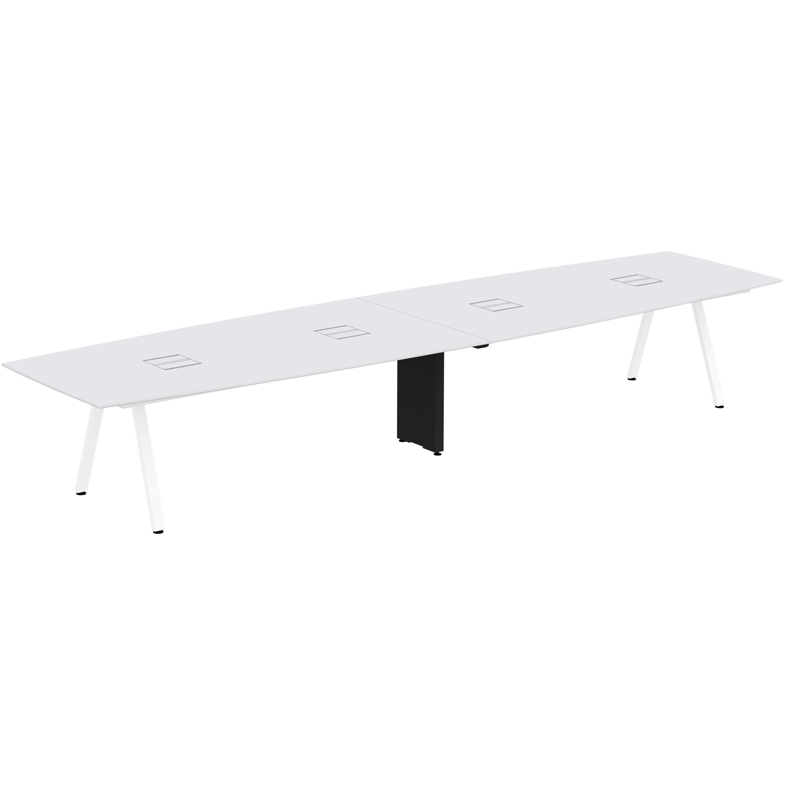 JVT-4812BHSN-WL アフィーノLT ミーティングテーブル 角型 配線ユニット付 連結ワイヤリング脚 W4800<配送時組立サービス付> 1台 イトーキ 【通販モノタロウ】