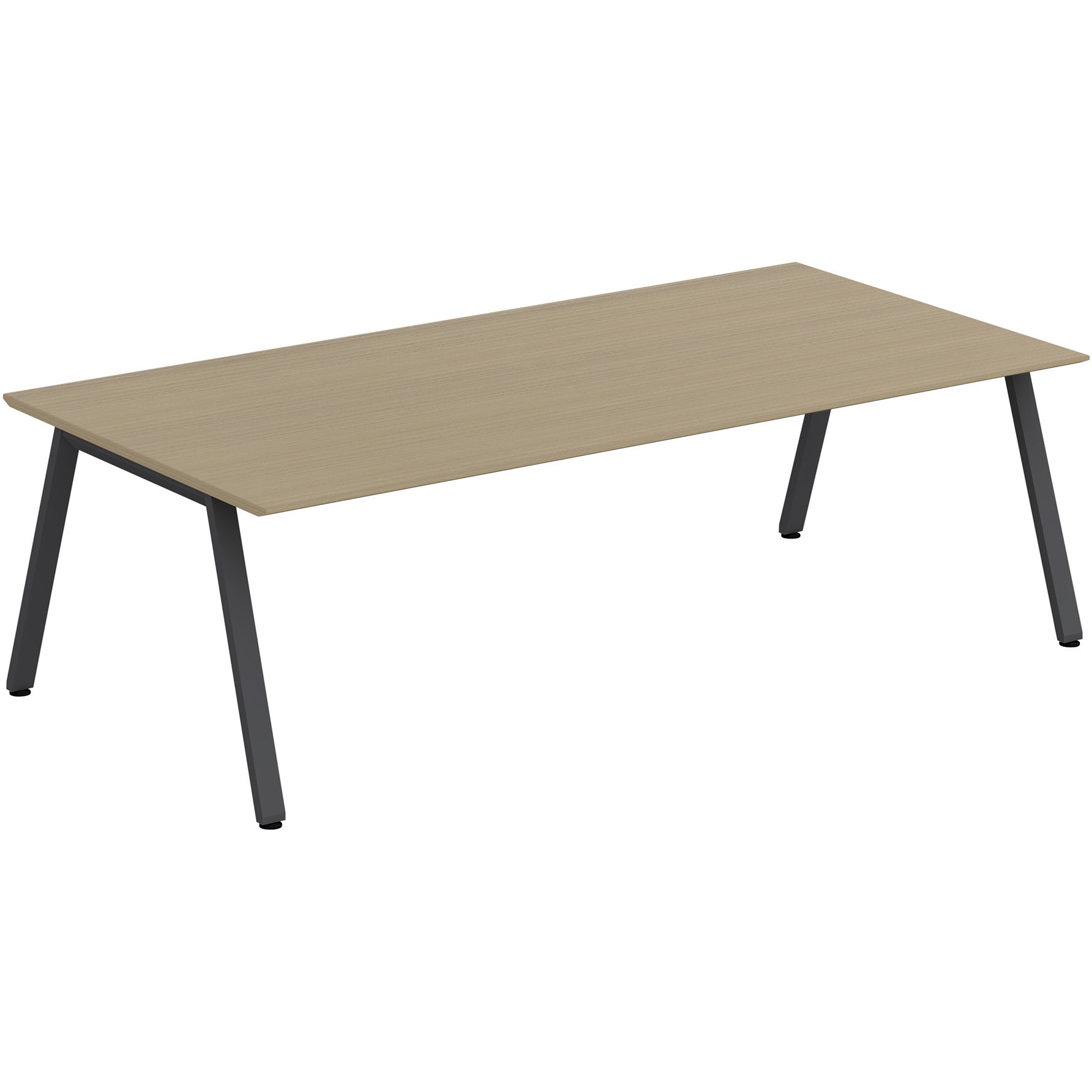 JVT-2412HNSN-TM アフィーノLT ミーティングテーブル 角型 W2400×D1200<配送時組立サービス付> イトーキ メラミン化粧板 高さ720mm  JVT-2412HNSN-TM