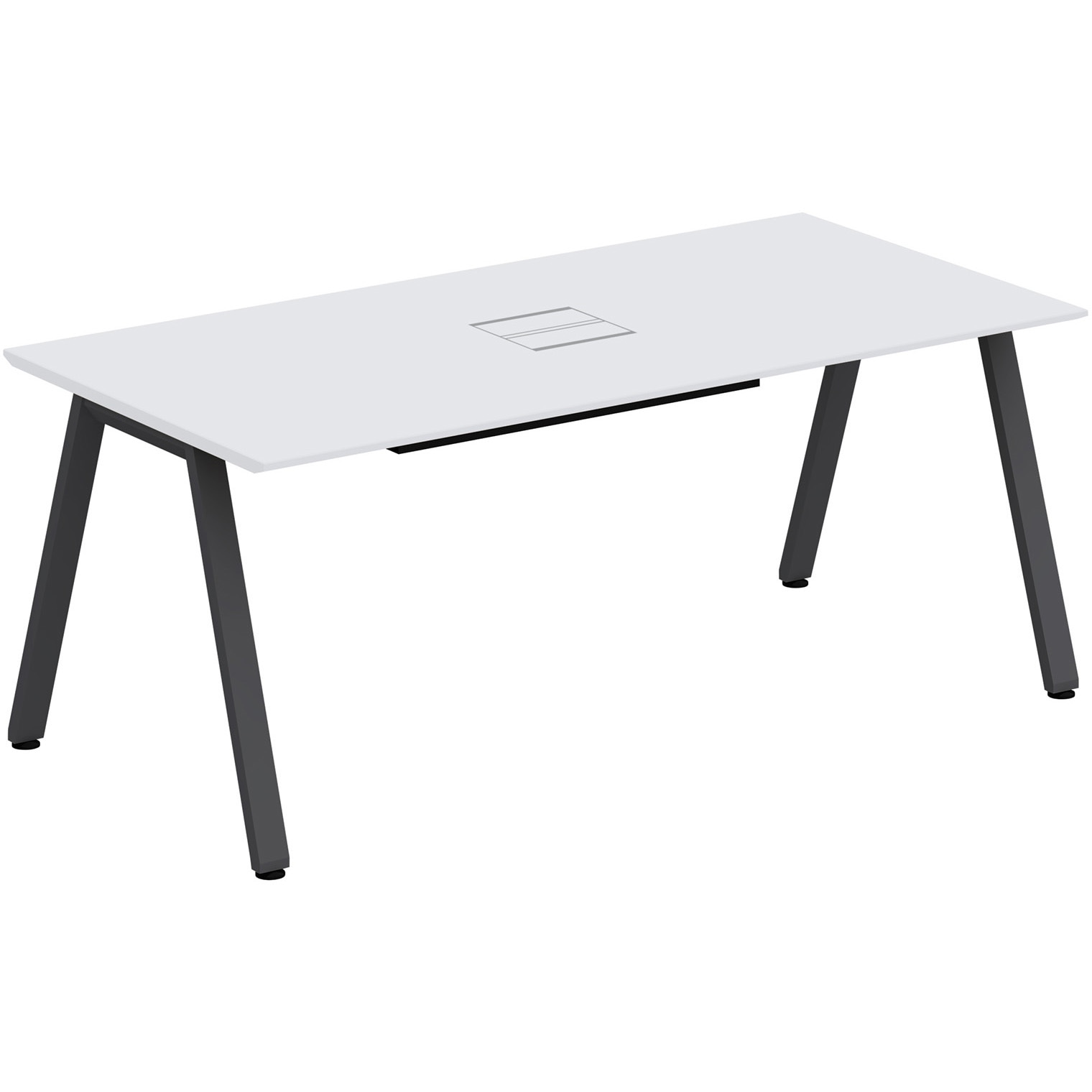 JVT-1809HHSN-TL アフィーノLT ミーティングテーブル 角型 配線ユニット付 W1800×D900<配送時組立サービス付> 1台 イトーキ 【通販モノタロウ】