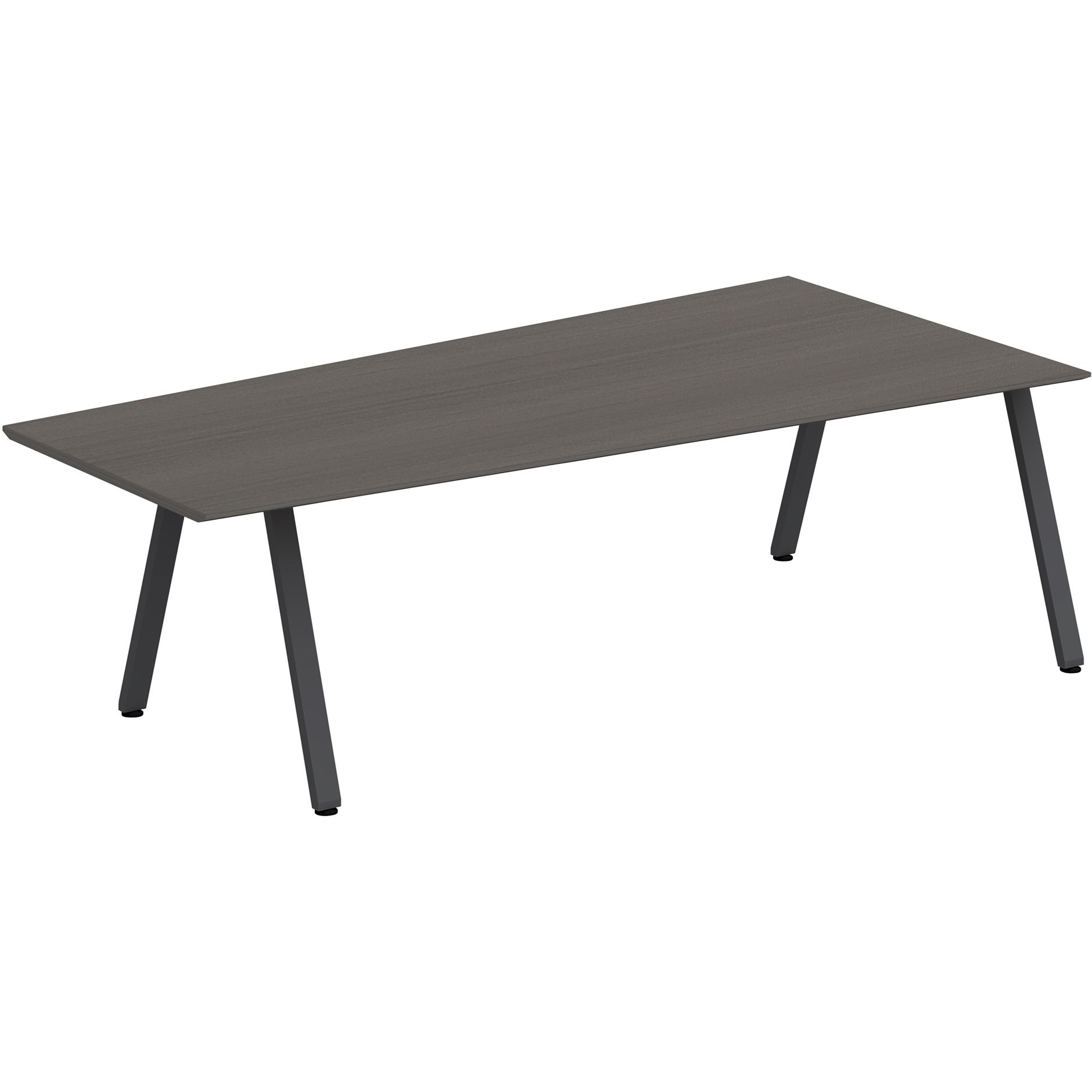 JVT-2412DNSN-TR アフィーノLT ミーティングテーブル 台形型 W2400×D1200<配送時組立サービス付> イトーキ メラミン化粧板 高さ720mm  JVT-2412DNSN-TR