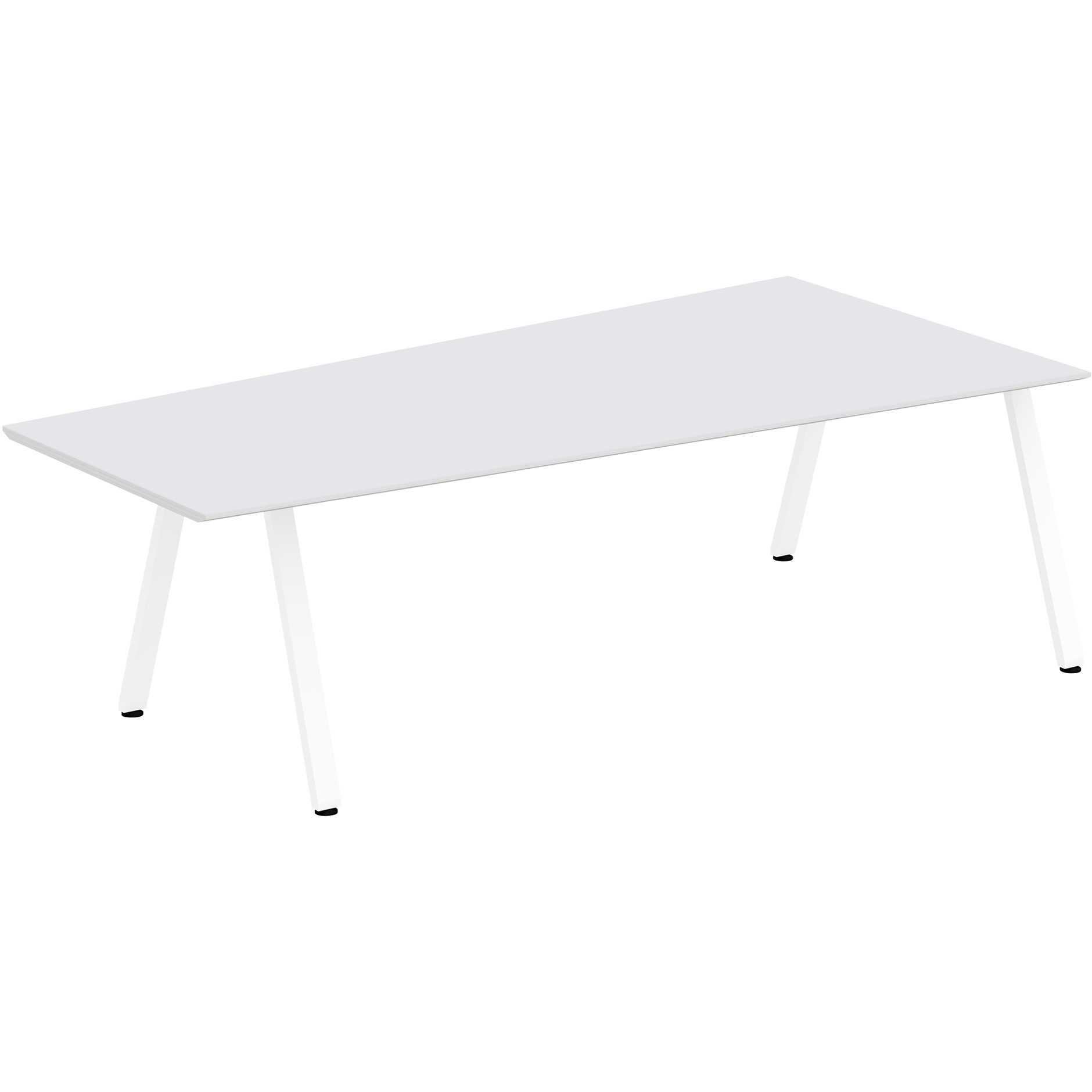 JVT-2412DNSN-WL アフィーノLT ミーティングテーブル 台形型 W2400×D1200<配送時組立サービス付> イトーキ メラミン化粧板 高さ720mm  JVT-2412DNSN-WL