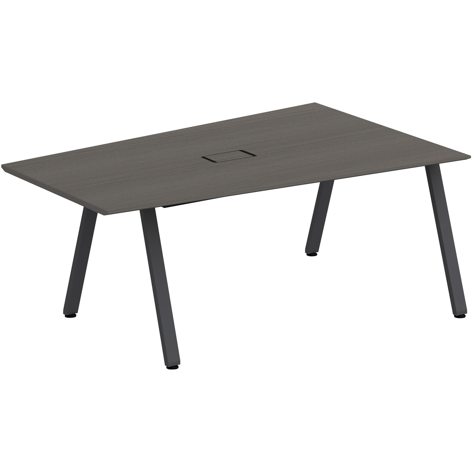 JVT-1812DWSN2TR アフィーノLT ミーティングテーブル 台形型 配線カバー付 W1800×D1200<配送時組立サービス付> 1台 イトーキ 【通販モノタロウ】