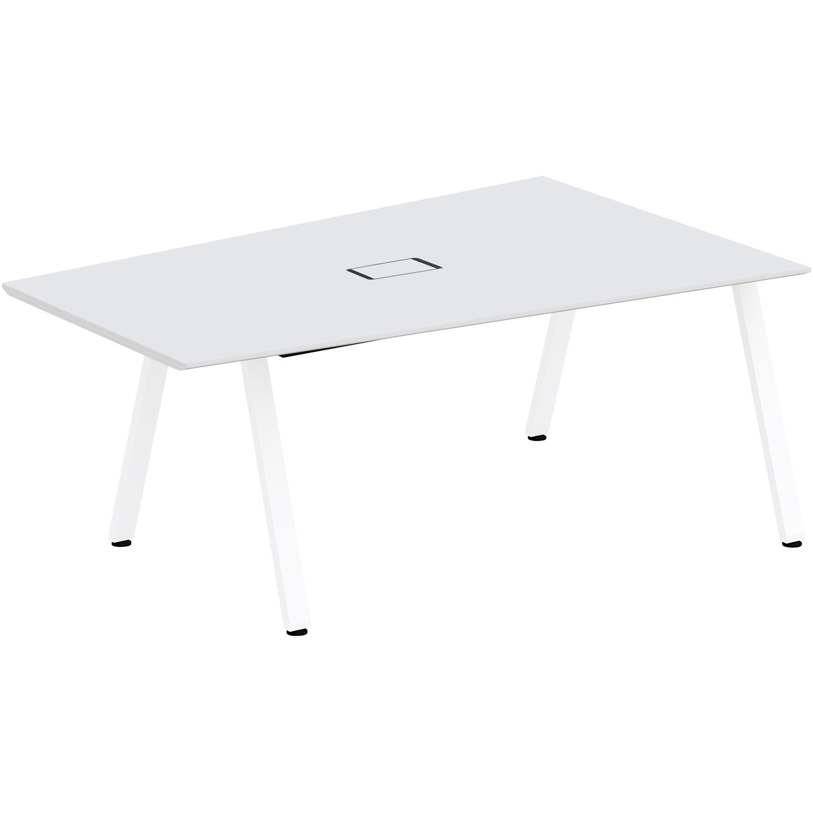 JVT-1812DWSN2WL アフィーノLT ミーティングテーブル 台形型 配線カバー付 W1800×D1200<配送時組立サービス付> 1台 イトーキ 【通販モノタロウ】