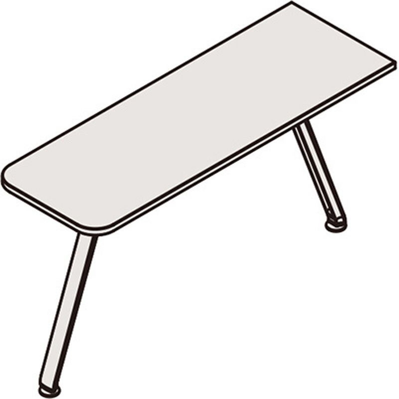 JVDA-044WGS-WX アフィーノLT パーソナルデスクオプション サイドミーティングデスク<配送時組立サービス付> 1台 イトーキ 【通販モノタロウ】