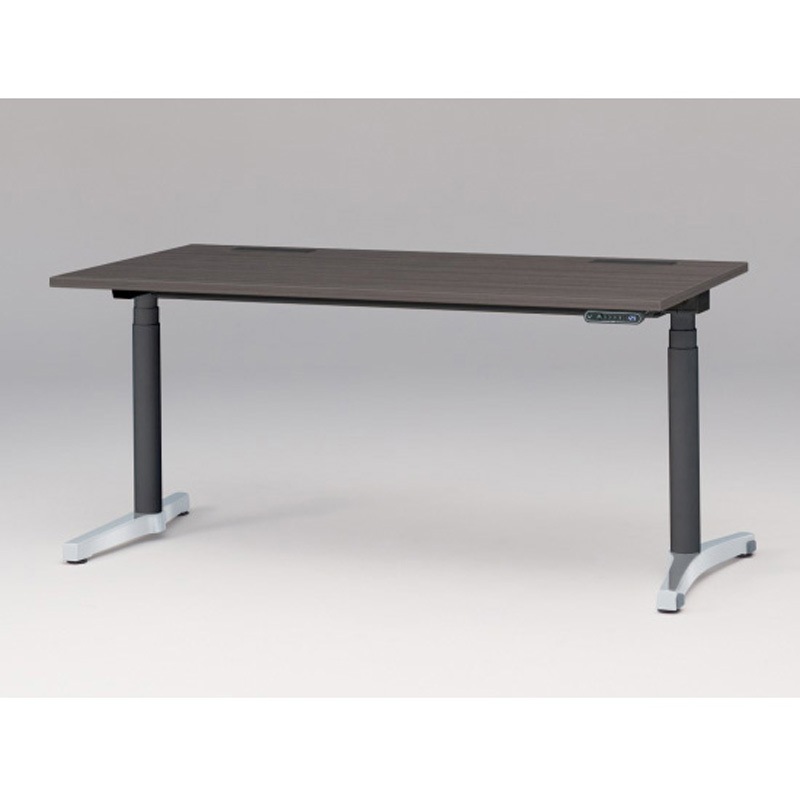 JZD-1608HB-APR トイロデスク 平エッジ インジケータ―付昇降スイッチタイプ アルミミラー脚 W1600×D775<配送時組立サービス付> 1台 イトーキ 【通販モノタロウ】