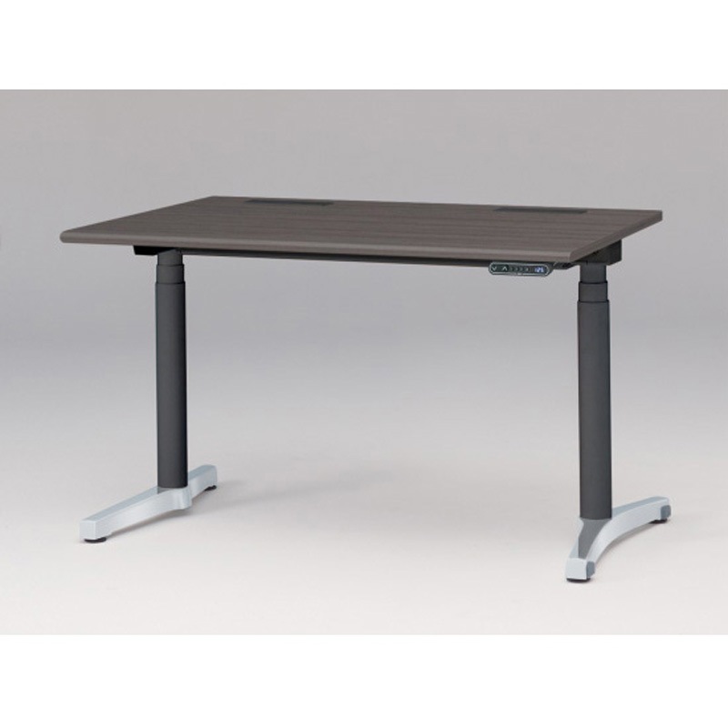 JZD-1208HB-CPR トイロデスク ラウンドエッジ インジケータ―付昇降スイッチタイプ アルミミラー脚 W1200×D775<配送時組立サービス付> 1台 イトーキ 【通販モノタロウ】