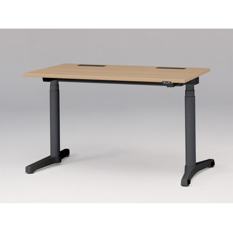 JZD-1207HA-ATX トイロデスク 平エッジ 昇降スイッチタイプ 塗装脚 W1200×D675<配送時組立サービス付> イトーキ ホワイト 高さ720mm  JZD-1207HA-ATX 109,890円