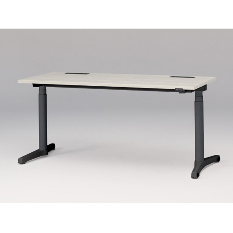 JZD-1607HA-ATH トイロデスク 平エッジ 昇降スイッチタイプ 塗装脚 W1600×D675<配送時組立サービス付> イトーキ ホワイト 高さ720mm  JZD-1607HA-ATH 109,890円