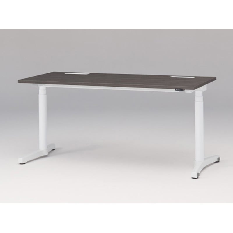 JZD-1607HA-AWR トイロデスク 平エッジ 昇降スイッチタイプ 塗装脚 W1600×D675<配送時組立サービス付> イトーキ ホワイト 高さ720mm  JZD-1607HA-AWR