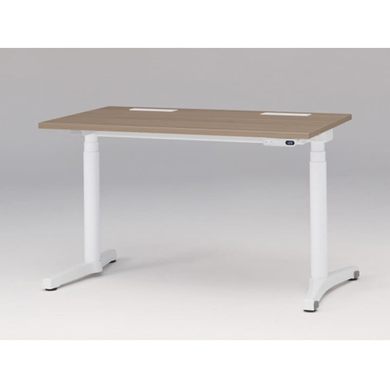 JZD-1207HB-AWM トイロデスク 平エッジ インジケータ―付昇降スイッチタイプ 塗装脚 W1200×D675<配送時組立サービス付> 1台 イトーキ 【通販モノタロウ】