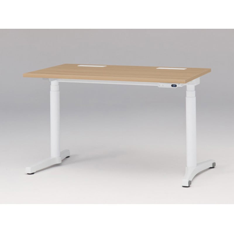 JZD-1207HB-AWX トイロデスク 平エッジ インジケータ―付昇降スイッチタイプ 塗装脚 W1200×D675<配送時組立サービス付> 1台 イトーキ 【通販モノタロウ】