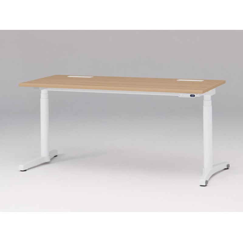 JZD-1607HB-AWX トイロデスク 平エッジ インジケータ―付昇降スイッチタイプ 塗装脚 W1600×D675<配送時組立サービス付> 1台 イトーキ 【通販モノタロウ】