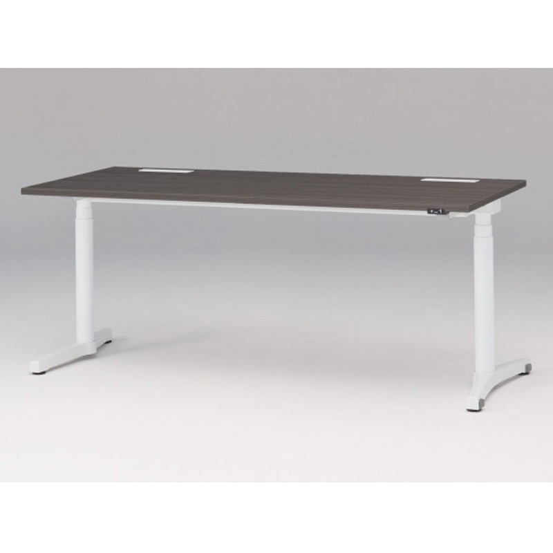 JZD-1808HA-AWR トイロデスク 平エッジ 昇降スイッチタイプ 塗装脚 W1800×D775<配送時組立サービス付> イトーキ ホワイト 高さ720mm  JZD-1808HA-AWR