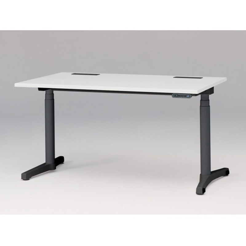 JZD-1408HB-ATL トイロデスク 平エッジ インジケータ―付昇降スイッチタイプ 塗装脚 W1400×D775<配送時組立サービス付> 1台 イトーキ 【通販モノタロウ】