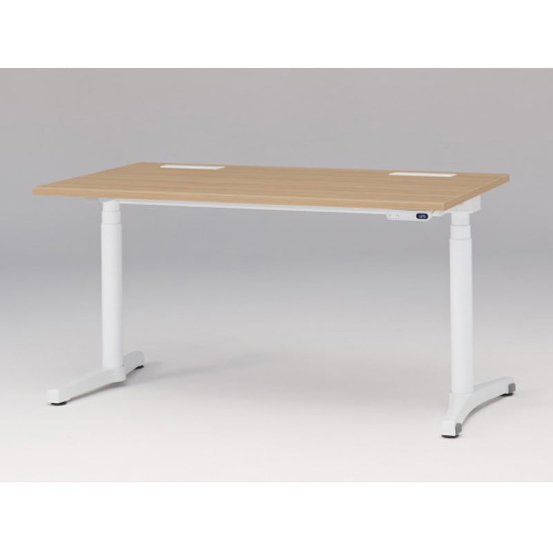 JZD-1408HB-AWX トイロデスク 平エッジ インジケータ―付昇降スイッチタイプ 塗装脚 W1400×D775<配送時組立サービス付> 1台 イトーキ 【通販モノタロウ】