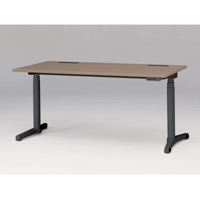 JZD-1608HB-ATM トイロデスク 平エッジ インジケータ―付昇降スイッチタイプ 塗装脚 W1600×D775<配送時組立サービス付> 1台 イトーキ 【通販モノタロウ】