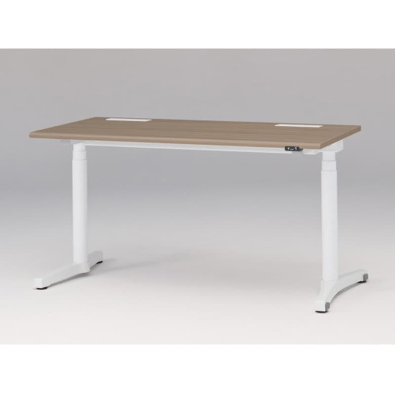 JZD-1407HA-CWM トイロデスク ラウンドエッジ 昇降スイッチタイプ 塗装脚 W1400×D675<配送時組立サービス付> 1台 イトーキ 【通販モノタロウ】